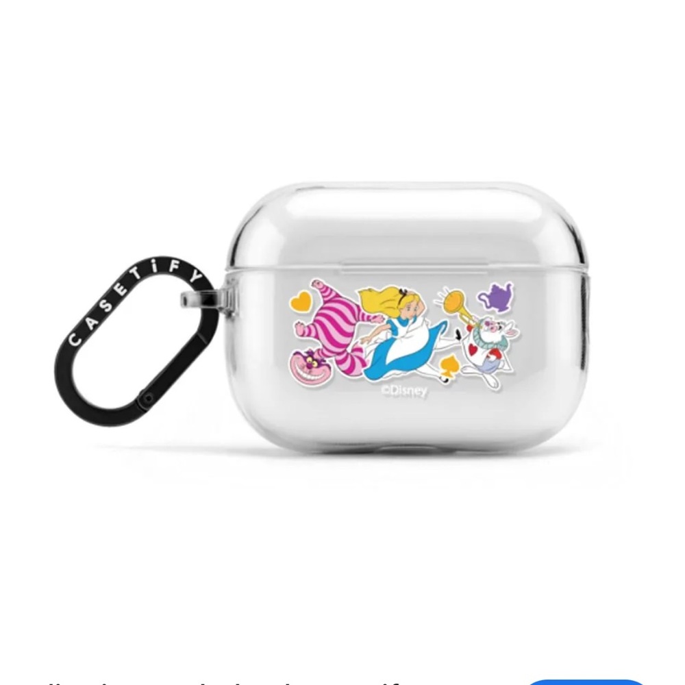 CASETIFY x Disney Alice in Wonderland AirPods Pro Case in Clear new no box